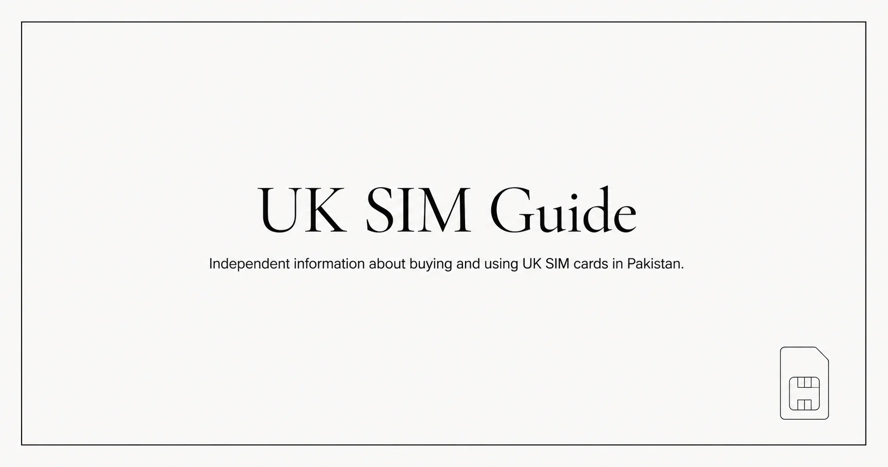 UK SIM vs virtual number comparison for Pakistan